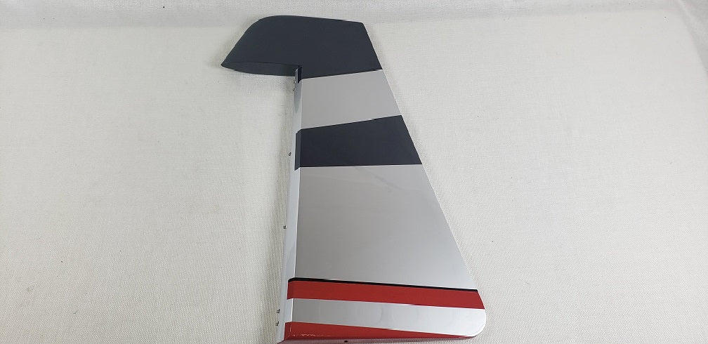 104" Extra NG  Rudder w/ control horns - Red/Silver