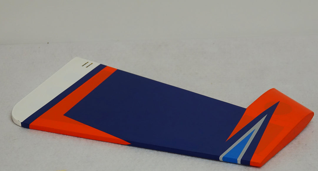 78" Extra 300-EXP V3 Rudder w/ control horn- Orange/Blue