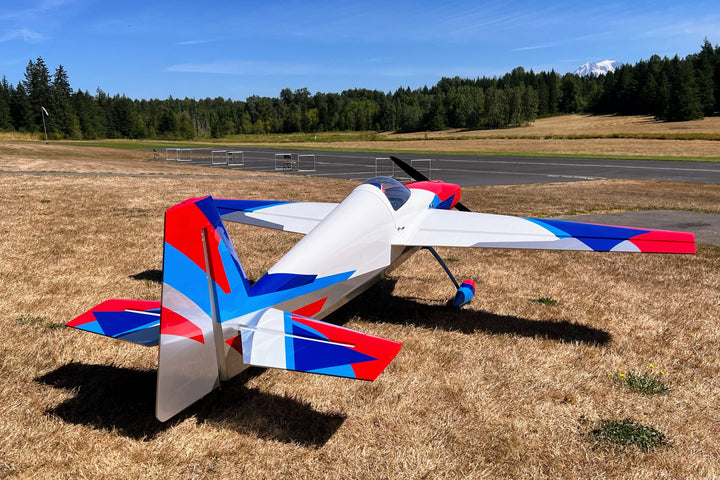 EF - 104" LASER EXP V2 - White/Red/Blue/Silver