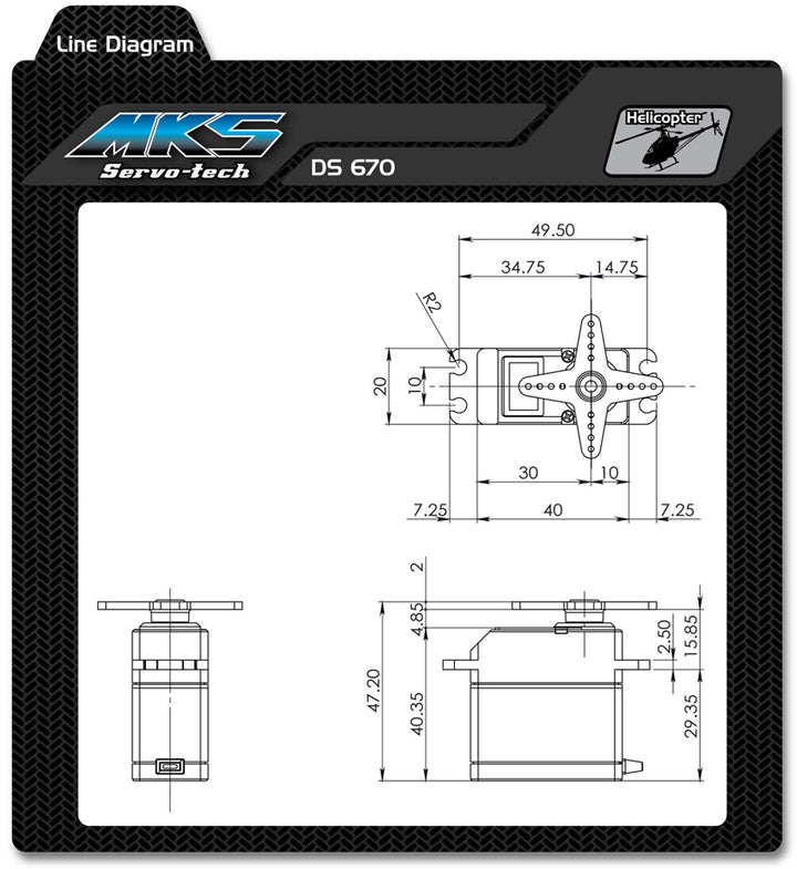 MKS - HV1250 Coreless Servo