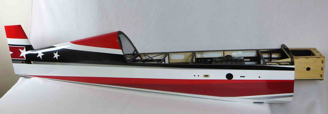 104" Extra 300 V2 Fuselage- Red/White/Black