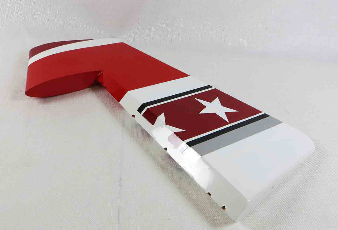 104" Extra 300 V2 Rudder- Red/White/Black