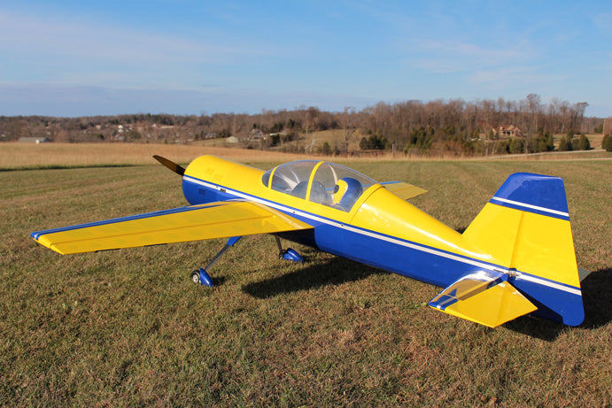 EF - 110" Yak 54 V2 - Yellow/Dark Blue