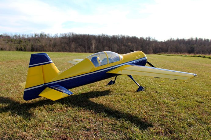 EF - 110" Yak 54 V2 - Yellow/Dark Blue