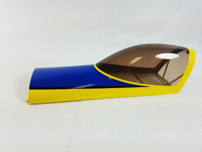 52" Slick 580 EXP Canopy- Yellow/Blue