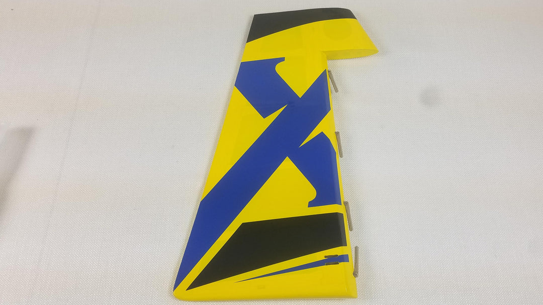 74" Slick 580 EXP Rudder- Yellow/Blue