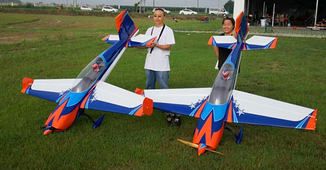 EF - 85" Extra 300 EXP - Orange/Blue