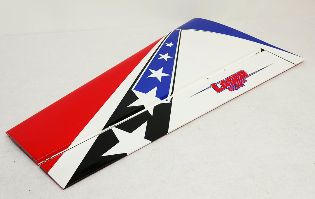 91" LASER-EXP Pilot's Left Wing - Printed Red/White/Blue Scheme