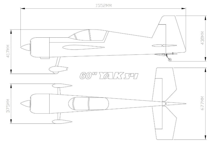 WING - Skywing - 60" Yak 54